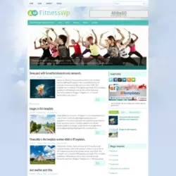 FitnessWp Blogger Template