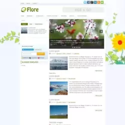 Flore Blogger Template