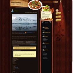 Food Lottery Blogger Template