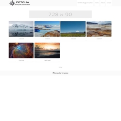 Fotolia Photography Blogger Template