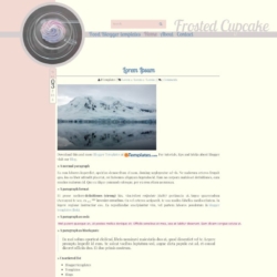 Frosted Cupcake Blogger Template