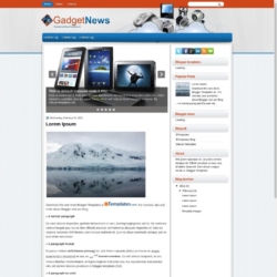 GadgetNews Blogger Template