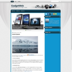 GadgetWeb Blogger Template
