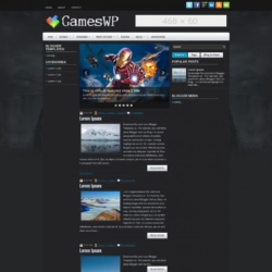 GamesWP Blogger Template