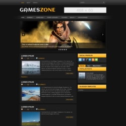 GamesZone Blogger Template