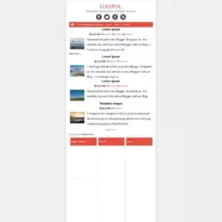 Gaspol Blogger Template