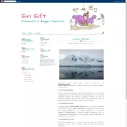 Girl Gift Blogger Template