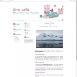 Girls Life Blogger Template