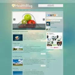 HealthBlog Blogger Template