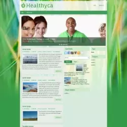 Healthyca Blogger Template