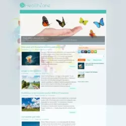 HealthZone Blogger Template