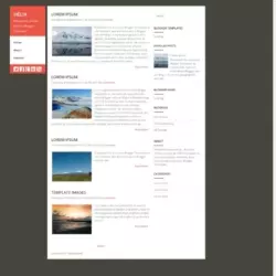 Helix Blogger Template