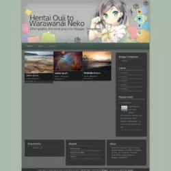 Hentai Ouji to Warawanai Neko Blogger Template