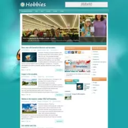 Hobbies Blogger Template