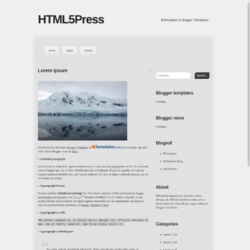 HTML5Press Blogger Template