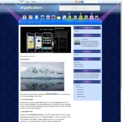 iApplication Blogger Template