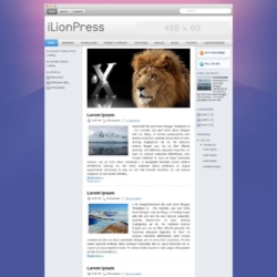 iLionPress Blogger Template