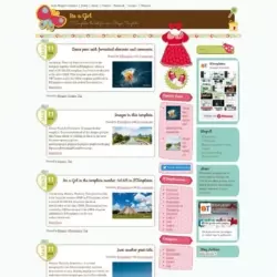 Its a Girl Blogger Template