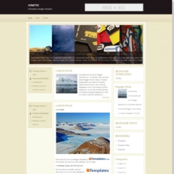 Kinetic Blogger Template