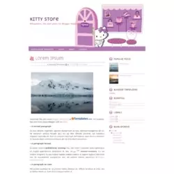 Kitty Store Blogger Template