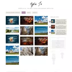 Kylie Jo Blogger Template