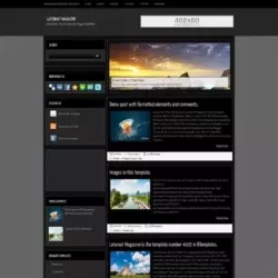 Laternat Magazine Blogger Template