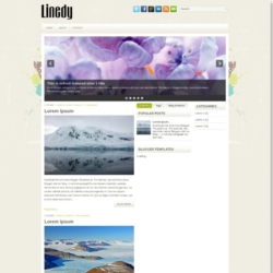 Linedy Blogger Template