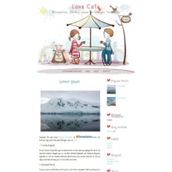 Love Cafe Blogger Template