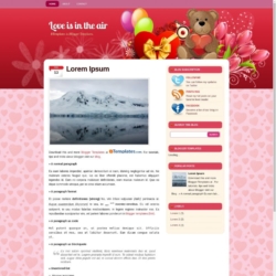 Love is in the air Blogger Template