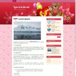Love is in the air Blogger Template