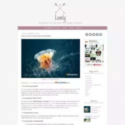 Lovely Blogger Template