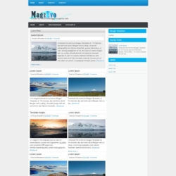 MagzEvo Blogger Template