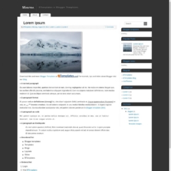 Mantra Blogger Template