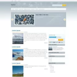 Marina Blogger Template