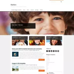 Markes Blogger Template