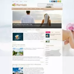Marriage Blogger Template