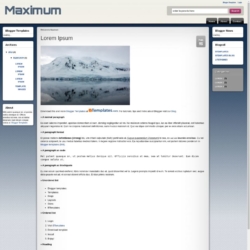 Maximum Blogger Template