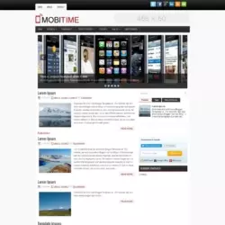 MobiTime Blogger Template