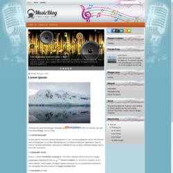 MusicBlog Blogger Template