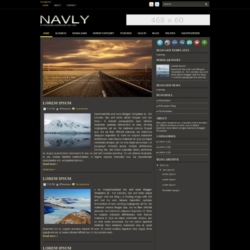 Navly Blogger Template