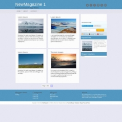 NewMagazine 1 Blogger Template