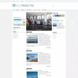 NewsMagazine Blogger Template