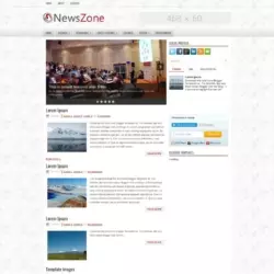 NewsZone Blogger Template