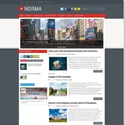 Norma Blogger Template