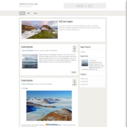 Numerto Magazine Blogger Template