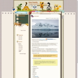 One Family Blogger Template