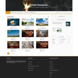 Oreki Houtarou Blogger Template