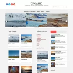 Organic Blogger Template