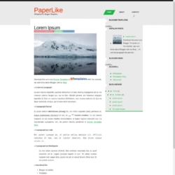 PaperLike Blogger Template