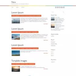 Patus Blogger Template